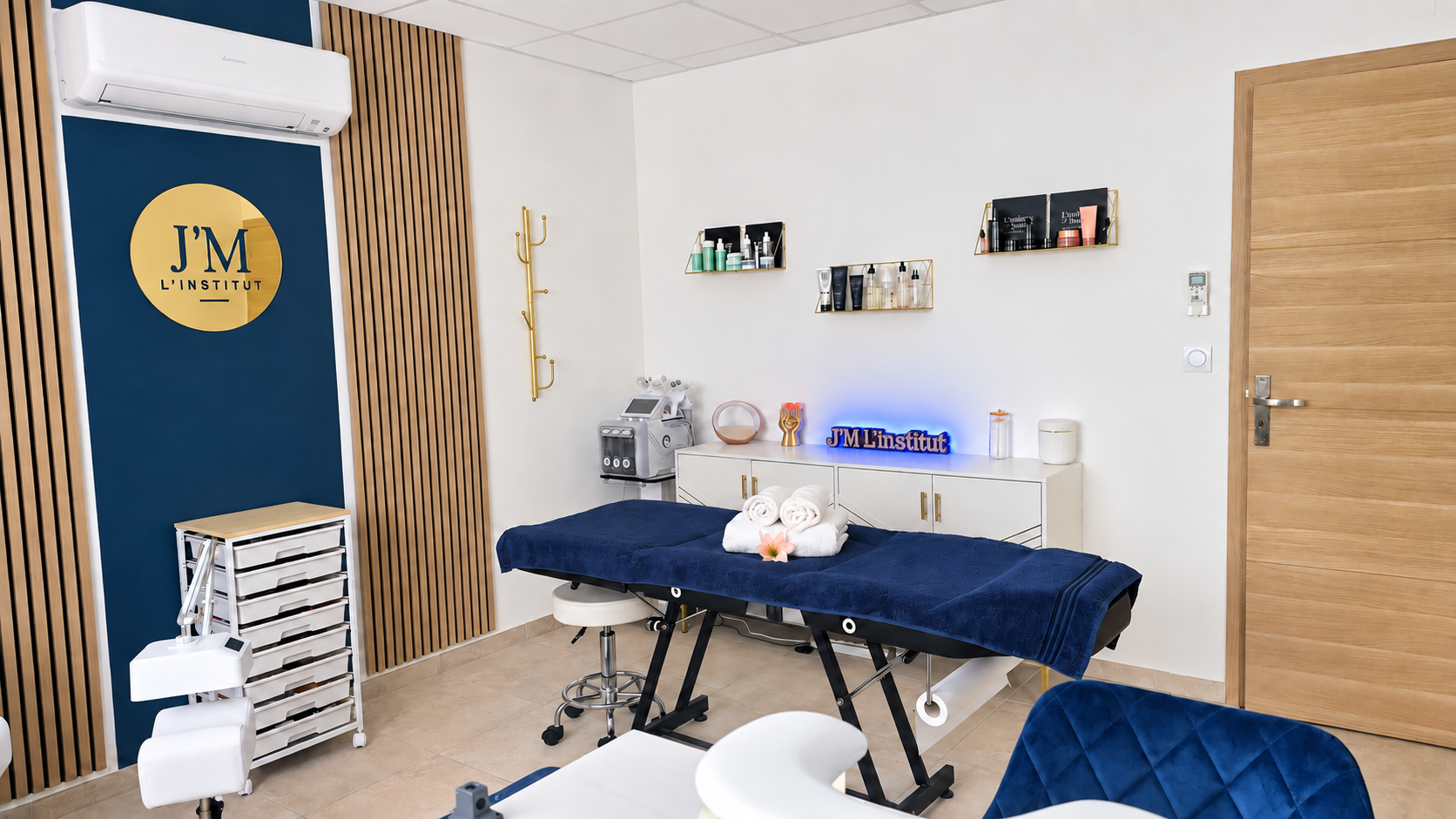 Cabine de soins de J’M L’institut à Fos-sur-Mer